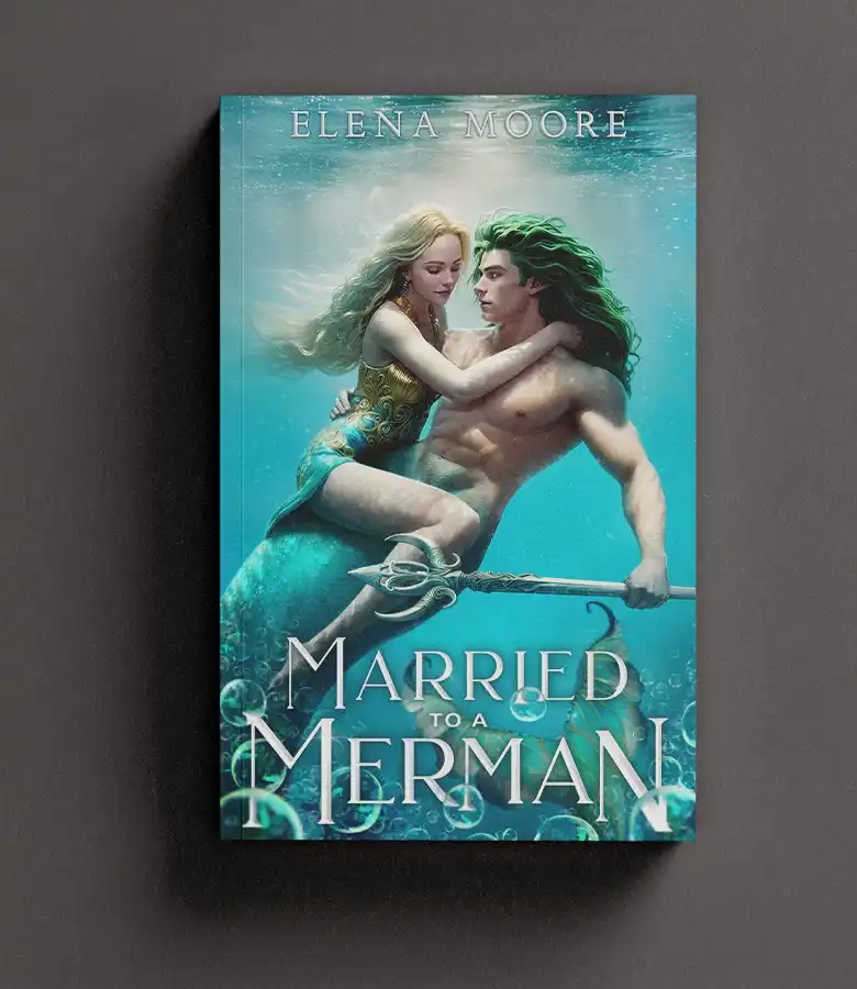 Married to a Merman paperback book with obscured cover